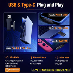 Ozeino Casque de jeu sans fil